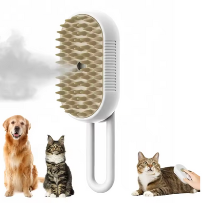 SteamyPet™ 3-in-1 Grooming Brush